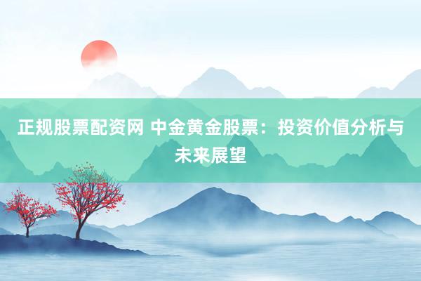 正規(guī)股票配資網(wǎng) 中金黃金股票：投資價(jià)值分析與未來展望